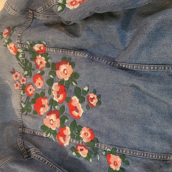 MADEWELL embroidered denimjacket - Picture 3 of 3